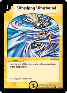 *DM-04 DUEL MASTERS - WHISKING WHIRLWIND - !!!