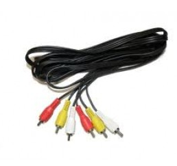 Kabel 3x RCA (cinch)-3 RCA wtyk / wtyk 1,8m (0743)