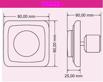 Настенный регулятор громкости STEREO MULTIROOM