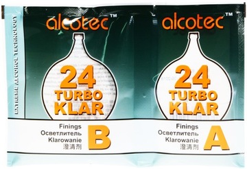 do klarowania zacieru ALCOTEC TURBOKLAR 24h na25L