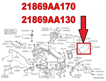 TRUBKA WAZ TURBO TURBÍNY INTERCOOLER SUBARU XV 2.0D