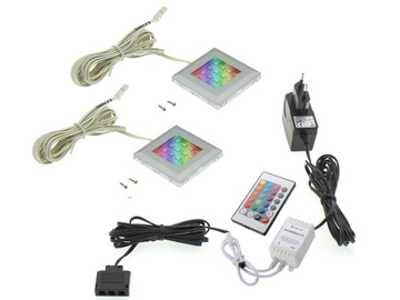 Oświetlenie LED QUATRO RGB 2P