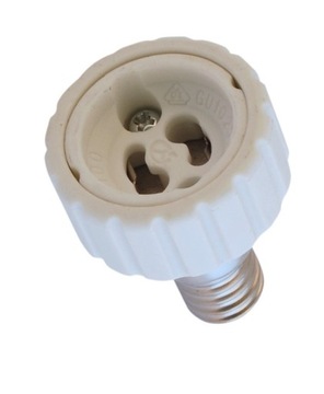 ADAPTER PRZEJŚCIÓWKA DO ŻARÓWKI E14 > GU10 LED