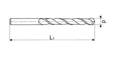 СВЕРЛО ПО МЕТАЛЛУ СВЕРЛО FI 2,5 мм COBALT HSS COBALT