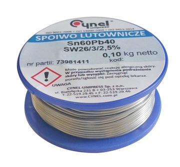 CYNEL SPOIWO LUTOWNICZE LC60 FI=0,56MM, W SZPULACH