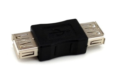 GNIAZDO A - USB GNIAZDO A ADAPTER ŁĄCZNIK USB