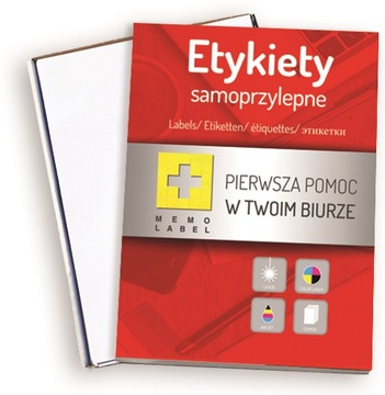 105x148 ETYKIETY KLEJĄCE NAKLEJKI DO DRUKARKI A4