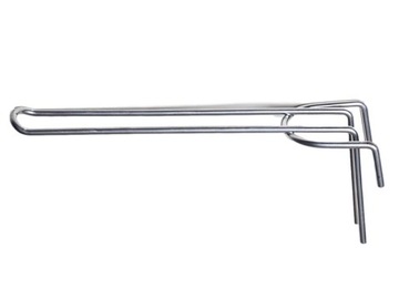 HAK DO KRAT PODWÓJNY ZAWIESZKA KRATY HAKI 10cm