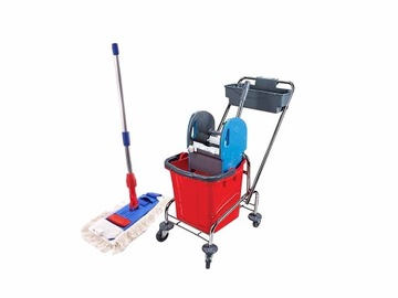 ZESTAW Wózek do sprzątania Integral 25l + MOP 40cm