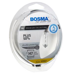 BOSMA ŻARÓWKA H7 12V55W 4063 PLUS 50% 2szt