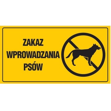 TABLICA INFORMACYJNA 12x22CM OSTRZEGAWCZA RÓŻNE 51