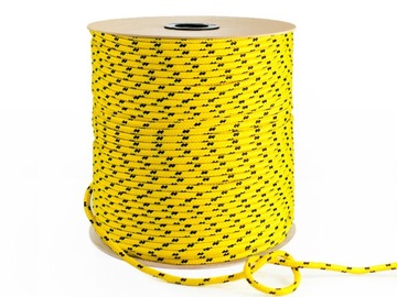 Трос плетеный полипропиленовый морской, желтый, 2мм, 30м