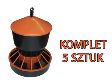 Karmnik karmniki dla drobiu kur kaczek 6 kg - 5szt