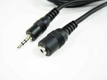 przedłużacz słuchawek mikro jack stereo 5,0m