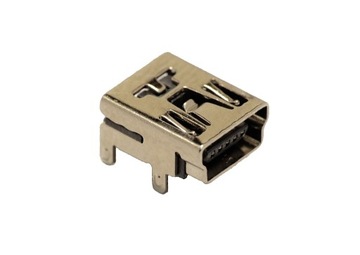 GNIAZDO mini USB TYP B 5+4 PIN ZŁĄCZE KĄTOWE HQ!