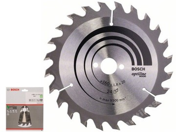 BOSCH Piła tarczowa do drewna Optiline 160x16 24z