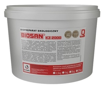 BIOSAN KZ 2000 5кг - бактерии, очистные сооружения септиков