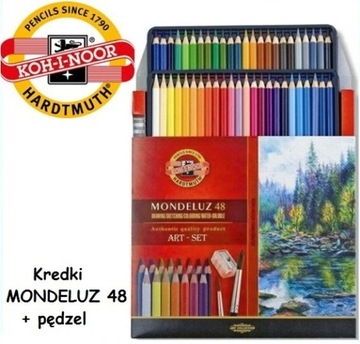 KOH-I-NOOR Карандаши акварельные 48цвет Mondeluz