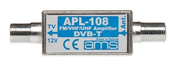 АНТЕННЫЙ УСИЛИТЕЛЬ APL-108 FM/VHF/UHF AMS ABCV