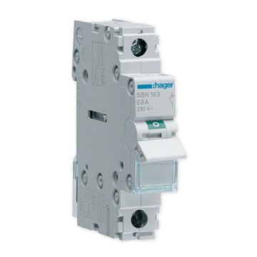 Rozłącznik Hager 230V IP20 63A 1P