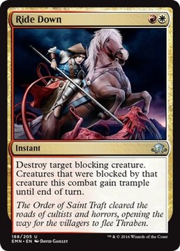 MTG 2x Ride Down (Uncommon)