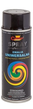 Emalia Farba Spray Lakier Ral 9005 Czarny Połysk