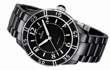 ЧАСЫ ЖЕНСКИЕ КЕРАМИЧЕСКИЕ FESTINA F16621/2 +КОРОБКА