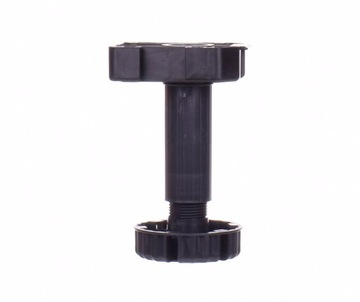 NÓŻKA MEBLOWA CZARNA REGULOWANA H-150 500kg WURTH