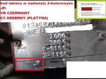 KLAPKA WLEWU PALIWA KIA SPORTAGE I LONG GRAND 98-