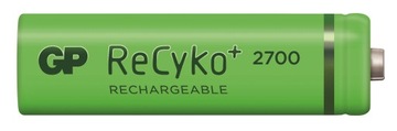 4x AKUMULATORKI baterie GP R6 AA 2700mAh etui box