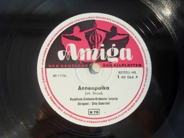 CARL ZELLER JOHAN STRAUSS ANNENPOLKA AMIGA vinyl