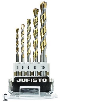 Wiertła do betonu zestaw 4-10mm MULTIDRILL JUFISTO