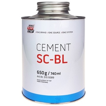 KLEJ DO ŁATEK OPON DIAGONALNYCH, SPECIAL CEMENT BL 650G 740ML REMA TIPTOP