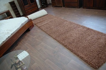 LUZCZOW КОВРЫ SHAGGY RUG 120 коричневый ^*Q1546