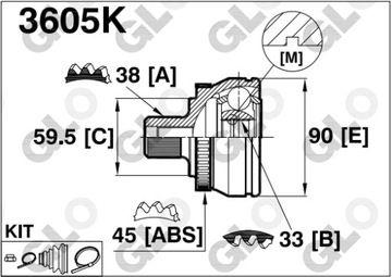 KLOUB AUDI A4 B6 B7 1.6 1.8 T 2.0 FSI SEAT EXEO