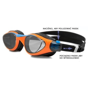 ZESTAW AQUA-SPEED Okularki Dziecięce Basen + ETUI