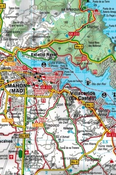 МЕНОРКА / МИНОРКА МАСШТАБОМ 1:50 000 ВОДОНЕПРОНИЦАЕМАЯ ТУРИСТИЧЕСКАЯ КАРТА 243 KOMPASS