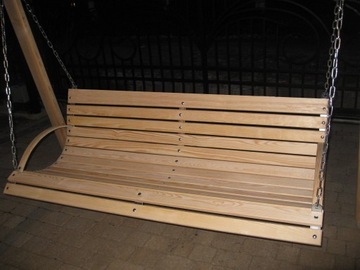 160 cm ŁAWKA, SIEDZISKO DO HUŚTAWKA DREWNO - METAL