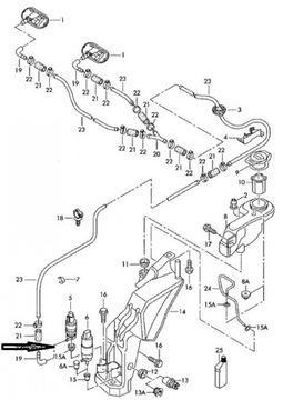 ПРОКЛАДКА НАСОСА ОМЫВАТЕЛЯ VW GOLF 443 955 465