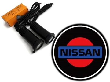 світло LED POWITALNE логотип NISSAN SUPER MOCNE 2x7w