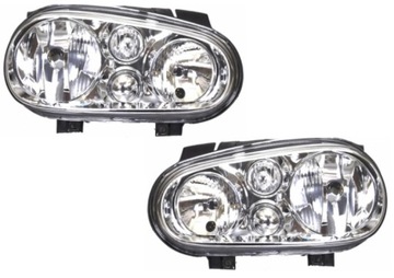 REFLEKTORY LAMPY PRZÓD VW GOLF IV 4 2 SZT NOWE