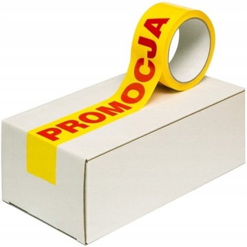 48mm TAŚMA DO PAKOWANIA Z NADRUKIEM PROMOCJA