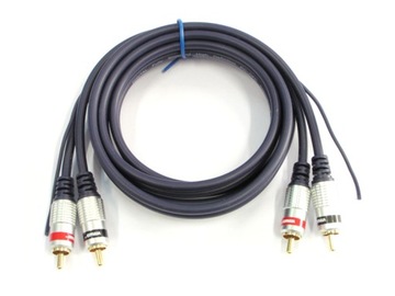 Kabel do wzmacniacza CINCH 2x RCA +STEROWANIE 5m