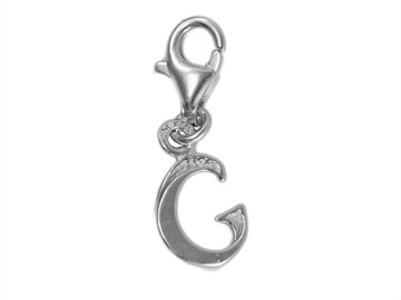 CHARMS litera SREBRO 925 G literka do bransoletki