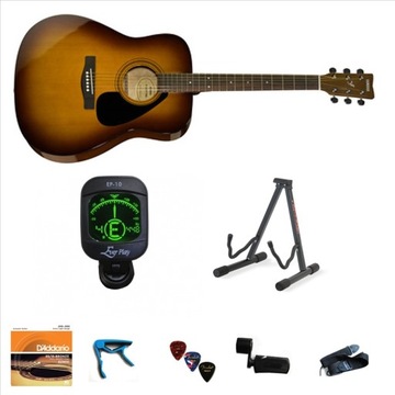 Gitara Akustyczna YAMAHA F-310 Tabacco Pakiet M3