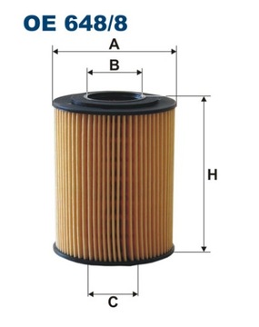 Фильтр масляный FILTRON OE648/8 CRUZE ASTRA H J CDTI