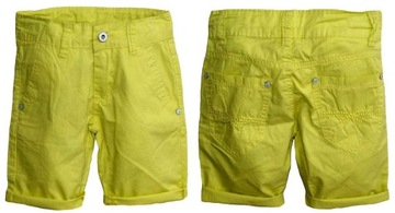 CLASSIC Nowe krótkie SPODENKI bermudy Neonowe 110