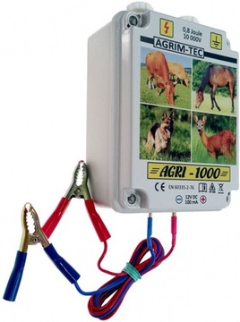 PASTUCH ELEKTRYZATOR UNIWERSALNY AGRI 1000 12V/230 POLSKI PRODUKT