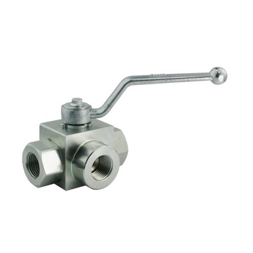 ZAWÓR HYDRAULICZNY RĘCZNY KULOWY 3 DROŻNY 3/8 35L