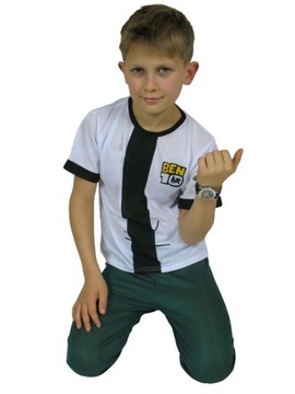 STRÓJ BEN 10 ROZM. S 92-104CM + ZEGAREK